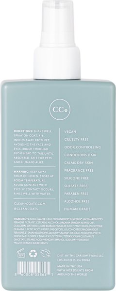 Show full view: Clean Coats Deodorizing Conditioning Spray, 6.7-fl oz bottle slide 7 of 8