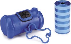 Clean Go Pet Bone Dog Waste Bag Holder Set, 40 count, Blue