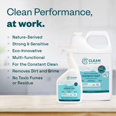 Show full view: Clean Republic Multi-Purpose Disinfectant Spray, 1-gal jug, 1 count slide 5 of 6