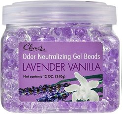 Clear Air Lavender Vanilla Neutralizing Gel Beads, 12-fl oz jar