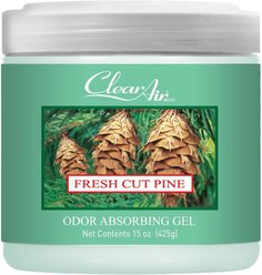 Clear Air Odor Fresh Cut Pine Absorbing Solid Gel, 15-fl oz jar
