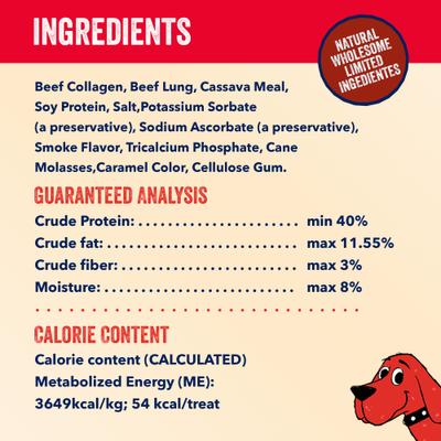 Show full view: Clifford Crunchy Beef Sticks Dog Treats, 6 count slide 5 of 12