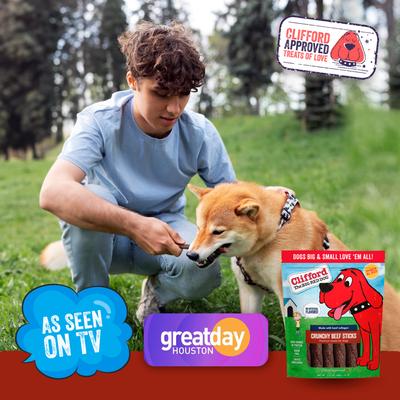 Show full view: Clifford Crunchy Beef Sticks Dog Treats, 6 count slide 6 of 12