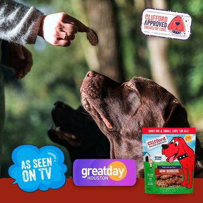 Show full view: Clifford Mini Burgers Dog Treats, 6-oz bag slide 4 of 10