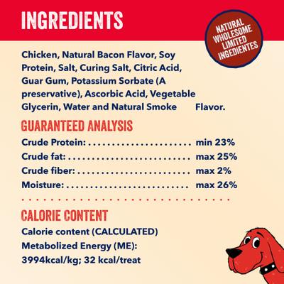 Show full view: Clifford Mini Sausages Dog Treats, 6-oz bag slide 6 of 12