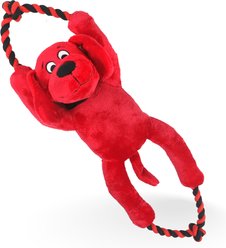 Clifford The Big Red Busy Body Rope 16-in Plush Dog Toy, Red