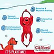 Show in main carousel: Clifford The Big Red Busy Body Rope 16-in Plush Dog Toy, Red slide 4 of 10