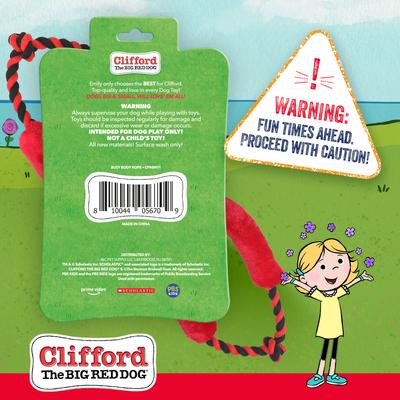 Show full view: Clifford The Big Red Busy Body Rope 16-in Plush Dog Toy, Red slide 3 of 10