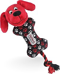 Clifford The Big Red Dog Busy Body Rope n' Wrangle Plush Dog Toy