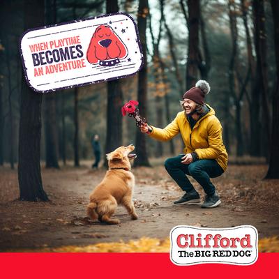 Show full view: Clifford The Big Red Dog Busy Body Rope n' Wrangle Plush Dog Toy slide 6 of 10