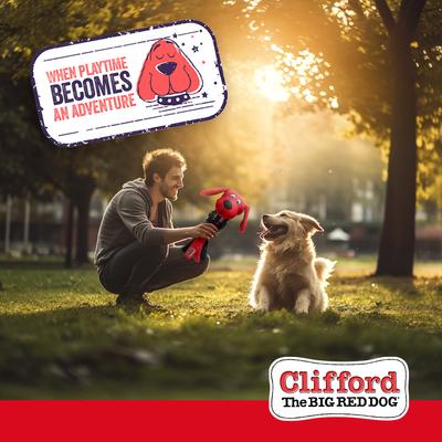 Show full view: Clifford The Big Red Dog Busy Body Ruff n' Tough Plush Dog Toy slide 7 of 10