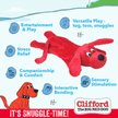 Show in main carousel: Clifford The Big Red Dog Skinny Furry Friend Plush Dog Toy slide 4 of 10