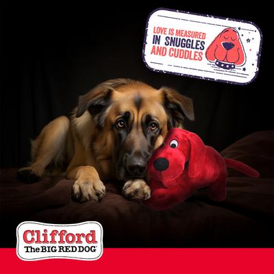 Show full view: Clifford The Big Red Snuggle Buddy Plush Dog Toy, Red, 14-in slide 7 of 10