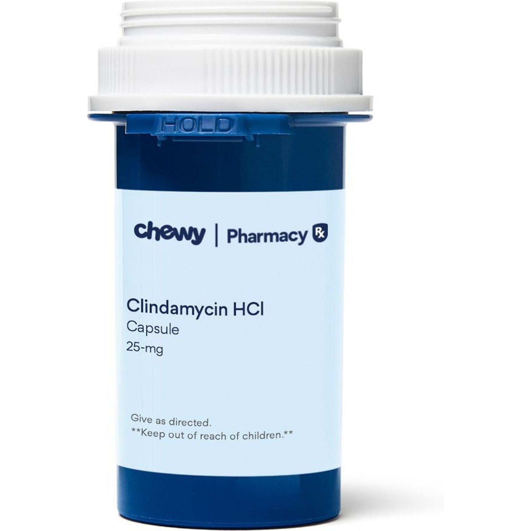 Clindamycin HCl (Generic) Capsules for Dogs, 25-mg, 60 capsules