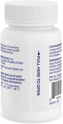 Show full view: Clintabs (Clindamycin HCl) Tablets for Dogs, 75-mg, 1 tablet slide 5 of 8