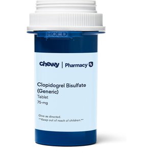 Clopidogrel Bisulfate (Generic) Tablets, 75 mg, 1 tablet