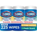 Clorox Disinfecting Bleach Free Cleaning Wipes, 225 count
