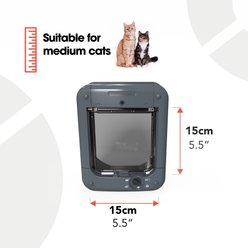 Cat Mate 4-Way Locking with Microchip Activated Cat Flap Door, X-Small slide 2 of 9