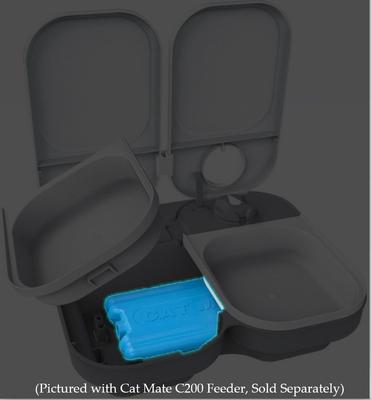 Show full view: Closer Pets Cat Mate C200 Automatic Timed Cat & Dog Feeder + Cat Mate Closer Pets Replacement Ice Pack, 2 count slide 4 of 5