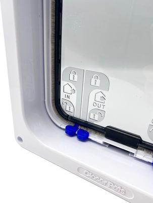 Show full view: Closer Pets Cat Mate Large Cat/Small Dog 4-Way Self Lining Door, White slide 5 of 11