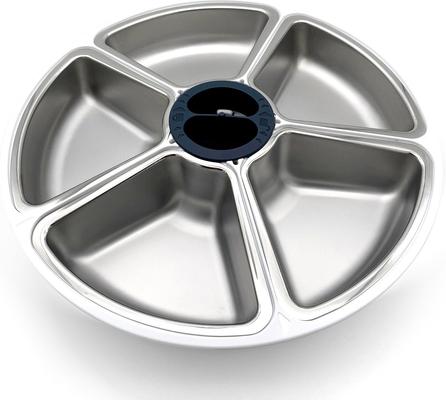 Show full view: Closer Pets Five-meal Automatic Cat & Dog Feeder with Digital Timer, White slide 5 of 10