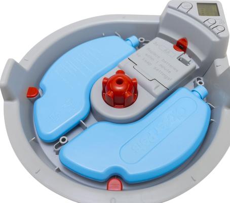 Show full view: Closer Pets Five-meal Automatic Cat & Dog Feeder with Digital Timer, White slide 7 of 10