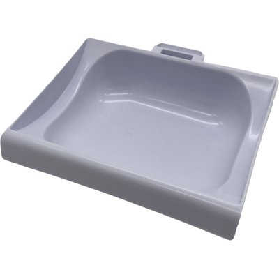 Closer Pets Closer Pets MiBowl Dog & Cat Feeder Shallow Feed Bowl Insert, White, 3/4-cup