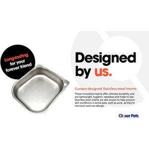 Closer Pets One-Meal Automatic Timed Dog & Cat Feeder