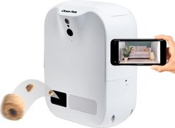 Closer Pets TreatView with Pet Camera Dog & Cat Treat Dispenser, White