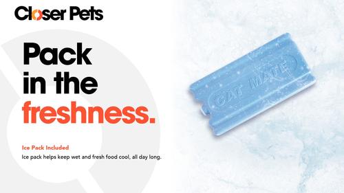 Show full view: Closer Pets Two-meal Automatic Cat & Dog Feeder, White slide 4 of 9