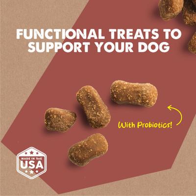 Show full view: Cloud Star Dynamo Dog Tummy Pupmkin & Ginger Formula Grain-Free Soft Chew Dog Treats, 14-oz bag slide 4 of 11