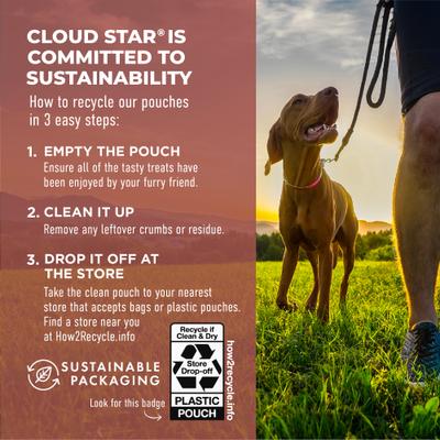 Show full view: Cloud Star Dynamo Dog Tummy Pupmkin & Ginger Formula Grain-Free Soft Chew Dog Treats, 14-oz bag slide 8 of 11