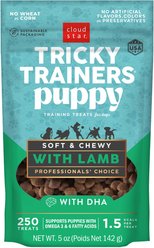 Cloud Star Tricky Trainers Lamb Puppy Soft & Chewy Dog Treats, 5-oz bag