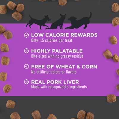 Show full view: Cloud Star Tricky Trainers Mini with Liver Soft & Chewy Dog Treats, 5-oz bag slide 4 of 9