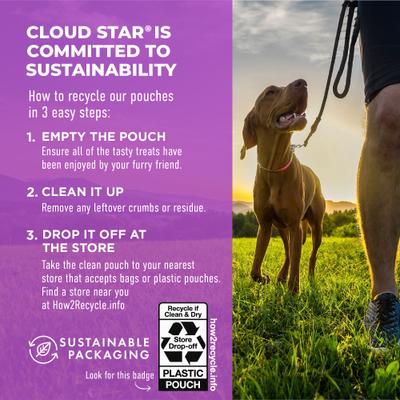 Show full view: Cloud Star Tricky Trainers Mini with Liver Soft & Chewy Dog Treats, 5-oz bag slide 7 of 9