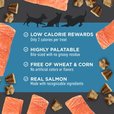 Show full view: Cloud Star Tricky Trainers Salmon Flavor Crunchy Dog Treats, 8-oz bag slide 4 of 10