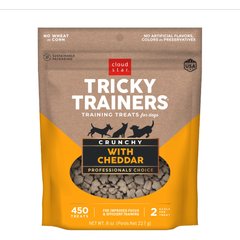 Cloud Star Tricky Trainers with Cheddar Crunchy Dog Treats, 8-oz bag