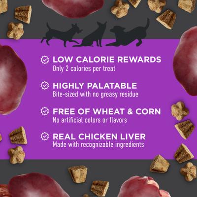 Show full view: Cloud Star Tricky Trainers with Liver Crunchy Dog Treats, 8-oz bag slide 4 of 10