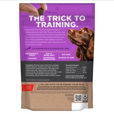 Show full view: Cloud Star Tricky Trainers with Liver Soft & Chewy Dog Treats, 12-oz bag slide 3 of 10