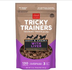 Cloud Star Tricky Trainers with Liver Soft & Chewy Dog Treats, 5-oz bag slide 1 of 6