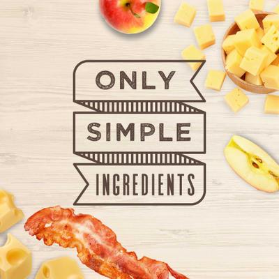 Show full view: Cloud Star Wag More Bark Less Bacon, Cheese & Apples Soft Chew Dog Treats, 6-oz bag slide 6 of 11