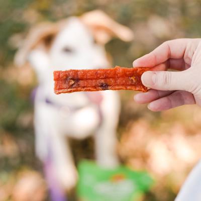 Show full view: Cloud Star Wag More Bark Less Chicken & Sweet Potato Recipe Grain-Free Jerky Dog Treats, 10-oz bag slide 7 of 10