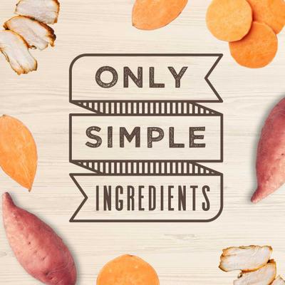 Show full view: Cloud Star Wag More Bark Less Chicken & Sweet Potatoes Grain-Free Soft Chew Dog Treats, 5-oz bag slide 5 of 10