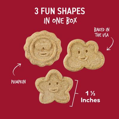 Show full view: Cloud Star Wag More Bark Less Grain-Free Pumpkin Crunchy Dog Treats, 2.5-lb bag slide 5 of 11