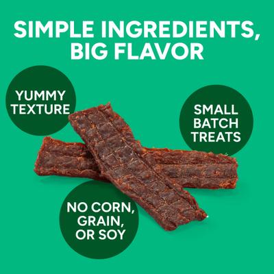 Show full view: Cloud Star Wag More Bark Less K.C. Style BBQ Chicken Recipe Grain-Free Jerky Dog Treats, 10-oz bag slide 4 of 11