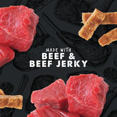 Show full view: Cloud Star Wag More Bark Less Meat Cravers Beef Crunchy Dog Treats, 12-oz box slide 6 of 9