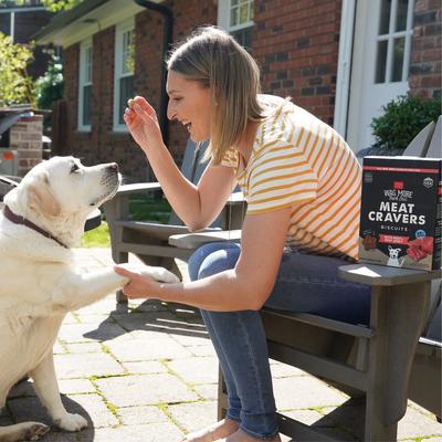 Show full view: Cloud Star Wag More Bark Less Meat Cravers Beef Crunchy Dog Treats, 12-oz box slide 8 of 9