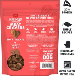 Cloud Star Wag More Bark Less Meat Cravers Beef Soft & Chewy Dog Treats, 5-oz bag slide 2 of 4