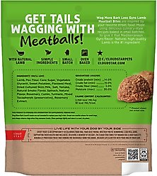 Cloud Star Wag More Bark Less Meatball Bites Gyro Lamb Recipe Grain-Free Dog Treats, 14-oz bag slide 2 of 8