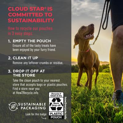 Show full view: Cloud Star Wag More Bark Less Meatball Bites Italian Beef Recipe Grain-Free Dog Treats, 14-oz bag slide 7 of 10